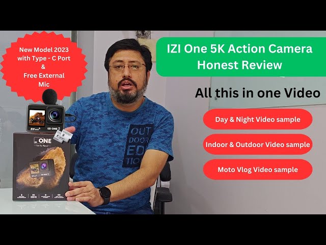 IZI Click 5K 30FPS Affordable Action Camera for Beginners/ Wide Angle 170  HD at Rs 4999 in Noida