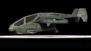 VTOL Stealth Ducted-fan Helicopter