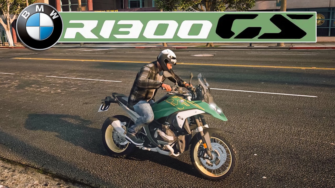 GTA V BMW R1300 GS [Add-On] + Realistic Engine Sound Mod [QuantV] 4K ...
