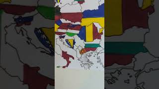 Map of Europe - Greece #flag #country #europe #greece