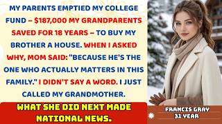 My Parents Emptied My $187K College Fund for My Brother's House  'HE'S THE ONE WHO ACTUALLY MATTERS'