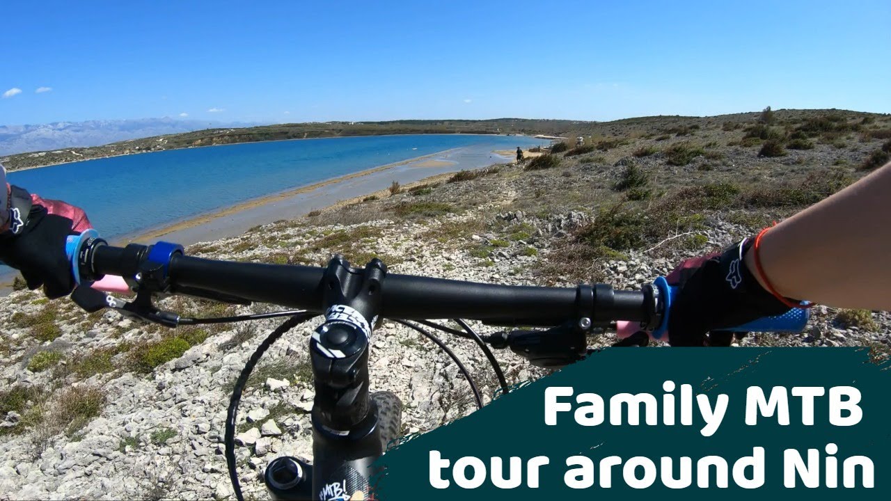 Family MTB tour around Nin in Croatia