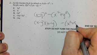 Question 21 - Section 3 - 2008F67A