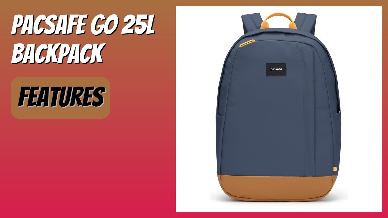 REVIEW (2025): Pacsafe GO 25L Backpack. Features