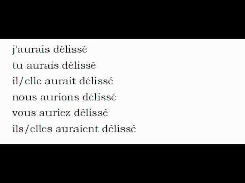 French conjugation = Délisser la voz