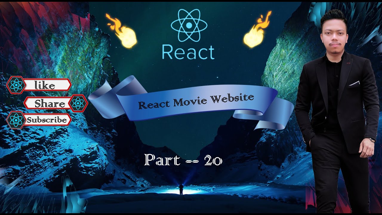 react website project | part 20 - YouTube