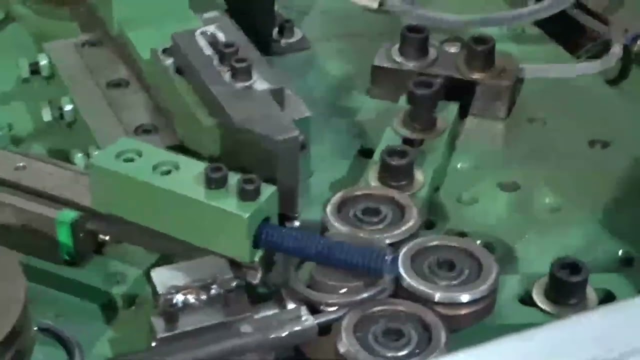 Automatic ring making and welding machine
