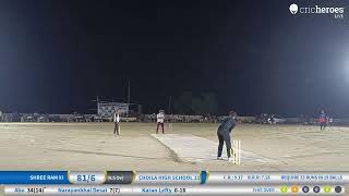 Live Cricket Match | CHOILA HIGH SCHOOL 11 vs Shree Ram XI | 21-May-24 10:40 PM 12 | Choila Premier