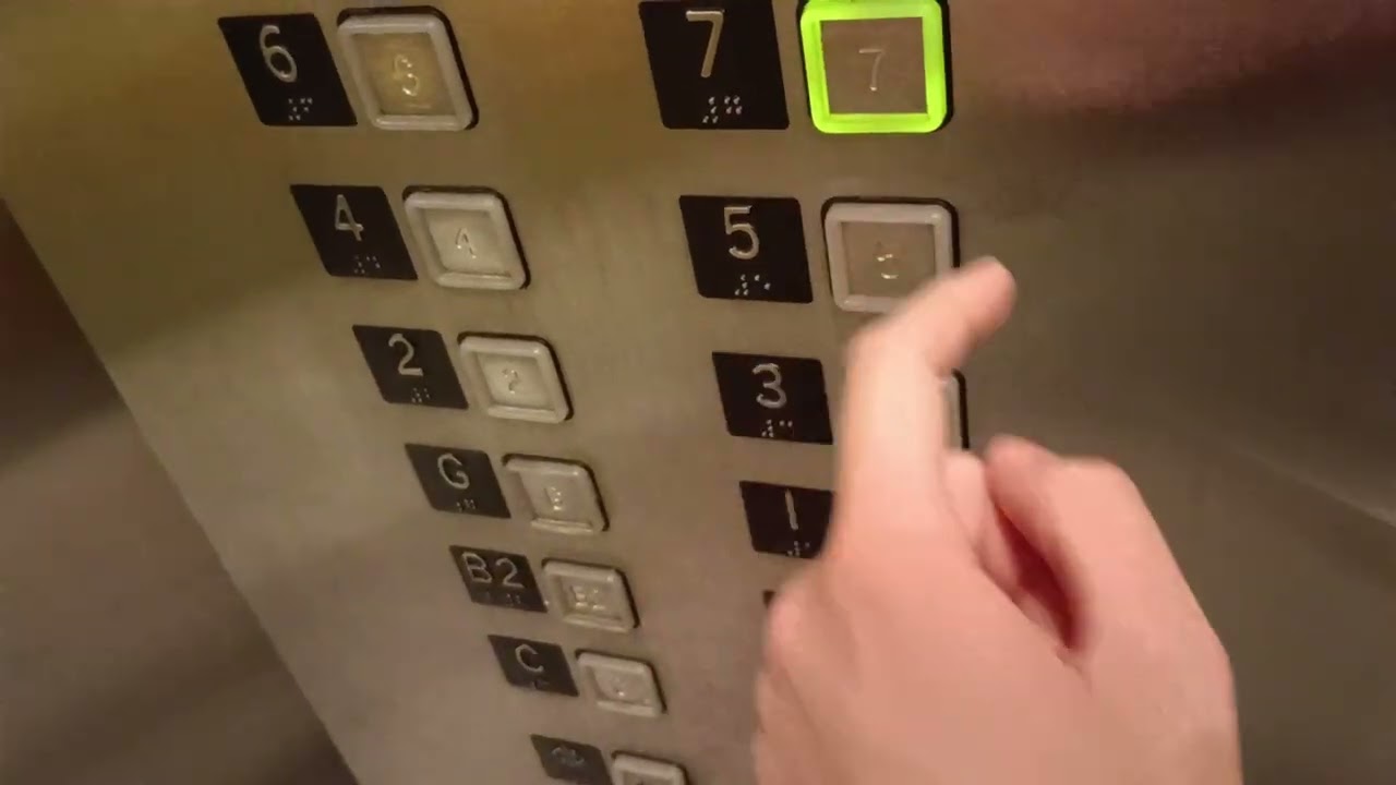 Modded OTIS Traction Elevators at Transport House, Sydney City, NSW