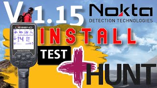 BEAST MODE VERSION 1.15 NOKTA LEGEND - How To Install, Test And Hunt | Metal Detecting In England
