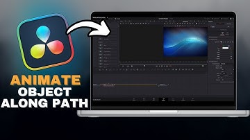 How To ANIMATE Objects Along A PATH In Davinci Resolve in SECONDS!