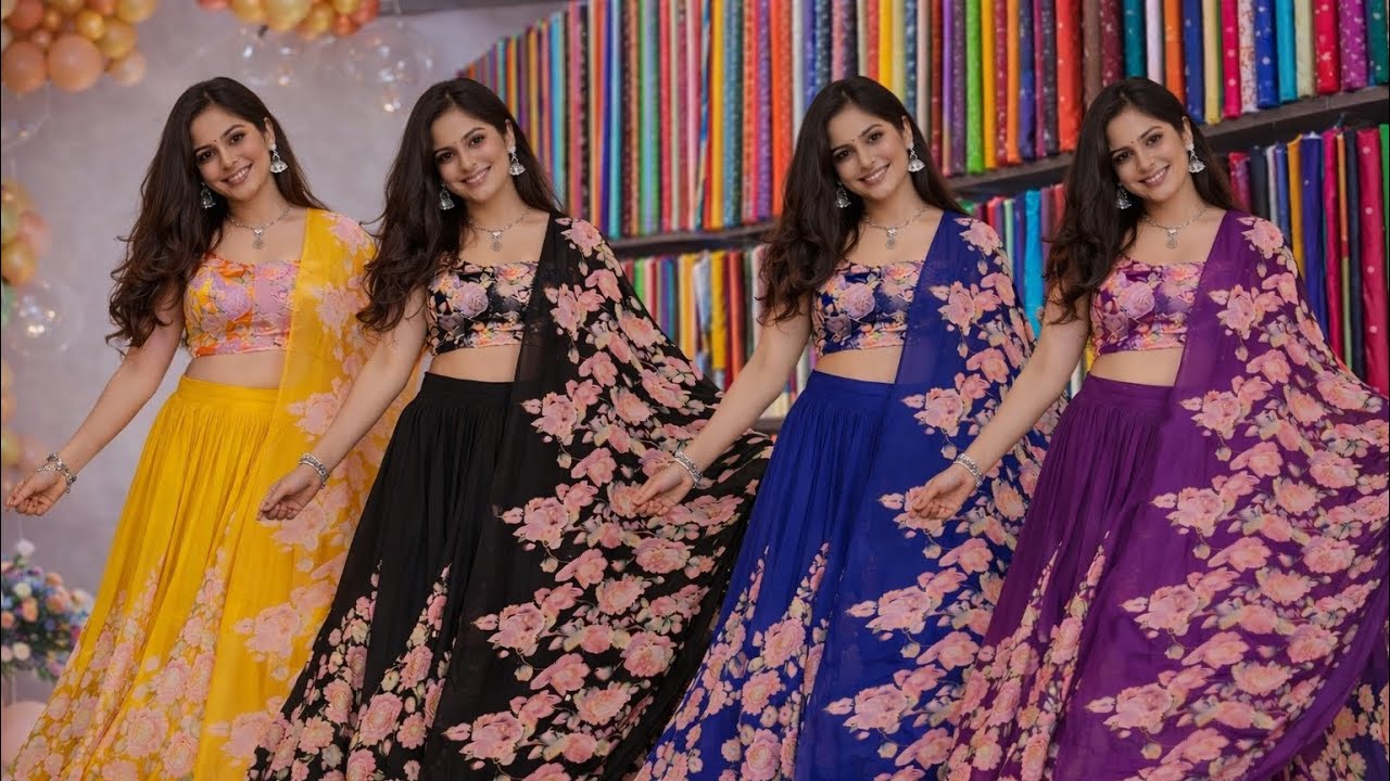 Elegant Saree & Lehenga Shopping | Colorful Collection Tour in Narsing 