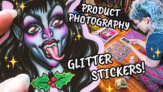 HOW I TAKE PRODUCT SHOTS + New stickers!
