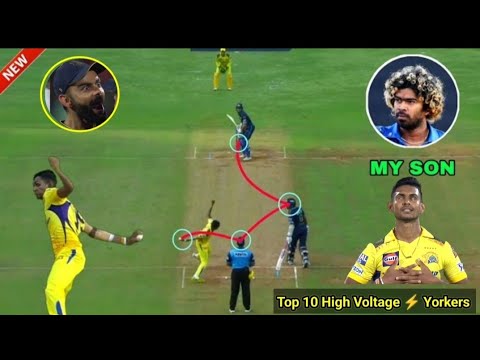 TOP 10 HIGH VOLTAGE ⚡ Yorkers IN CRICKET HISTORY EVER 🔥 - YouTube
