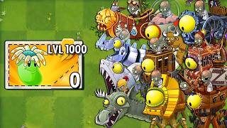 Every Random Plants LEVEL 1000 Power-Up vs ALL Final Bosses Fight! - PvZ 2 Mod Final Bosses