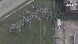 Verify: Repair time for toppled transmission lines