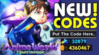 ALL NEW WORKING CODES 2023 | ANIME WORLD TOWER DEFENSE CODES | ROBLOX ANIME WORLD TOWER DEFENSE