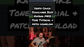 Chuck Schuldiner -Death - Symbolic/Leprosy Boss Katana Tone Tutorial #bosskatana  #boss #deathmetal
