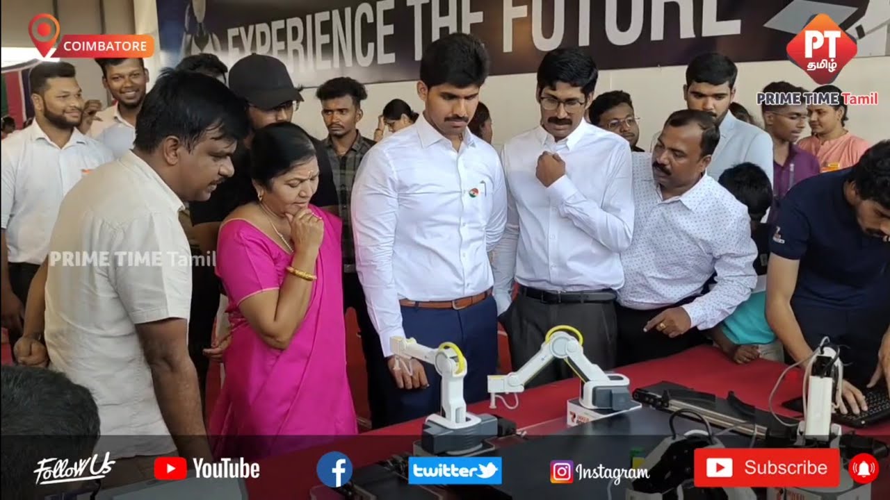 Inker Robotics , மற்றும்  Hindustan college இணைந்து நடத்தும் Hello Botz '23’ கண்காட்சி துவக்கம்…