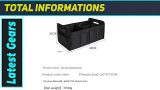 LSMGLS Car Trunk Organizer: Amazing Non-Slip Storage Power