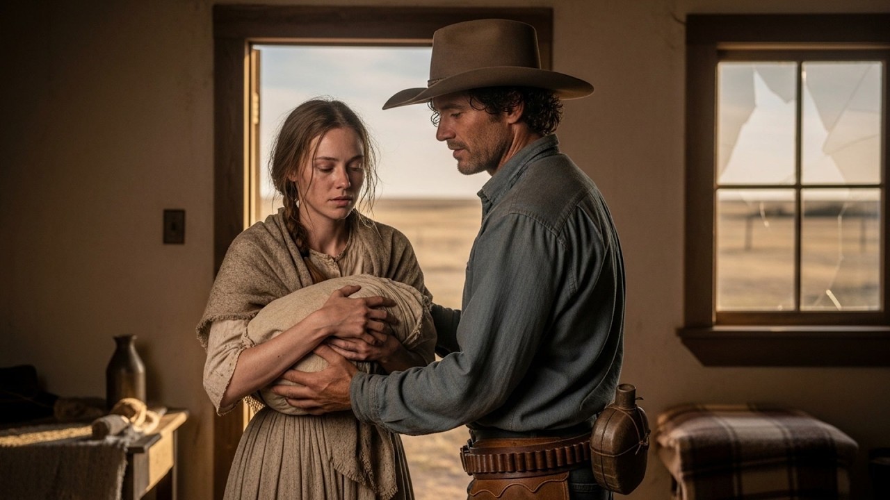 A Woman Was Starving Herself To Save Her Children, Cowboy Brought Food And Said 