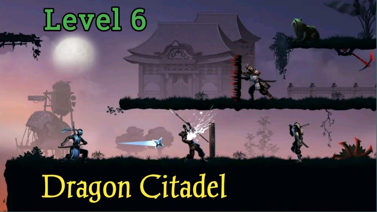 Ninja warrior | Dragon citadel | level 6 | chapter 3 | without dying | collected all 3 scrolls
