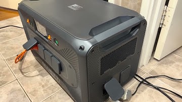 Bluetti Apex300 initial setup for testing after 2 hours @BLUETTIOfficial 