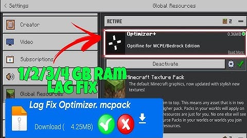 Minecraft Low End Device Lag Fix Optimizer Smooth Graphics Fps Booster Mcpack