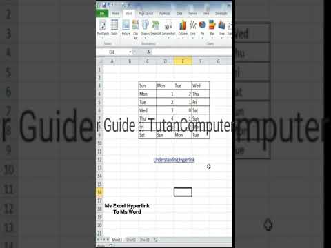 Ms Excel Hyperlink