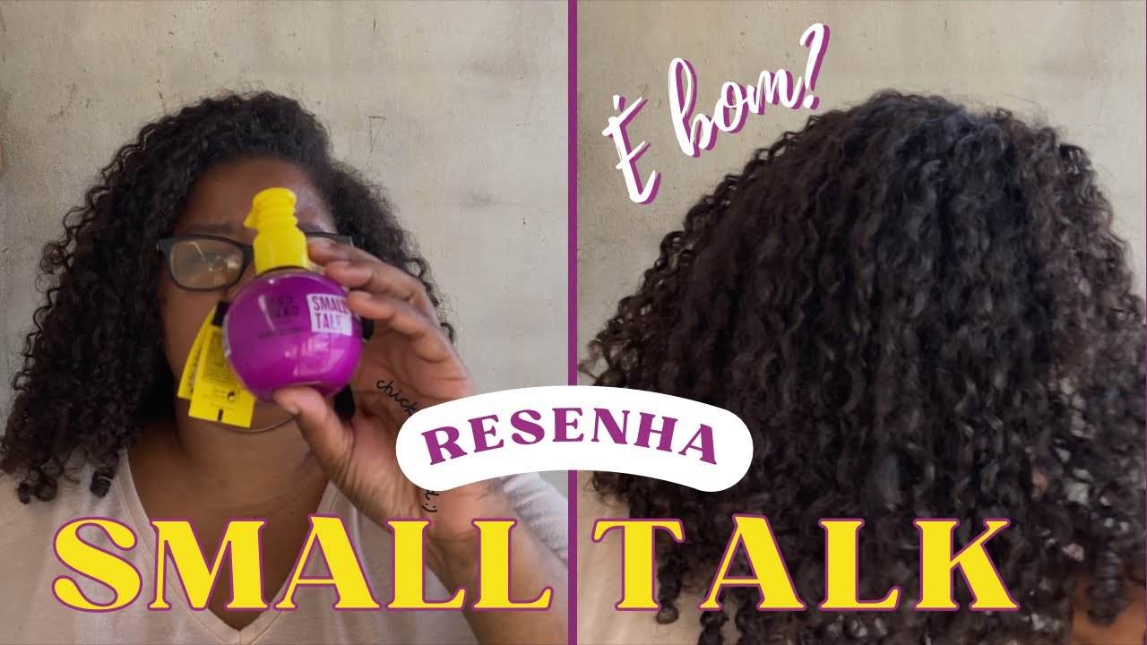 Small Talk Bed Head RESENHA cabelo cacheado e seco Um bom produto ou