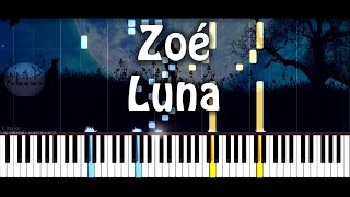 Video thumbnail of "Zoé - Luna Piano Cover"