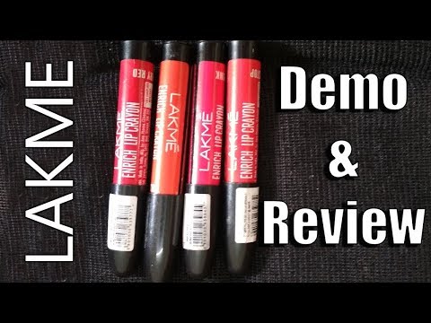 Видео: Lakme Enrich Lip Crayon 08 Baby Pink Обзор