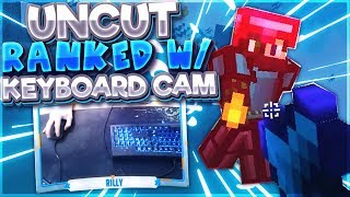 WINNING EVERY GAME!! UNCUT Ranked Skywars #2 w/ KEYBOARD CAM (Hypixel Skywars)