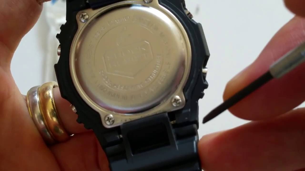 How To Change CASIO G-Shock Watch Band GW-M5610TH The Hundreds LTD ...