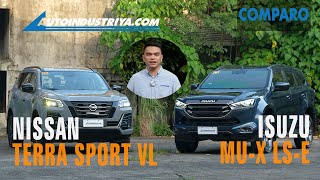 2023 Nissan Terra Sport vs Isuzu mu-X LS-E Comparo Review - The PHP 2.5 million SUV duel
