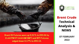 [Brent Crude OIL Price] Technical Analysis & Market Updates By Capital Street FX - Feb 07, 2022