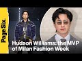 How 'Heated Rivalry' star Hudson Williams won Milan Fashion Week | Currently Trending