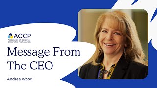 ACCP End-of-Year Message from President & CEO Andrea Wood