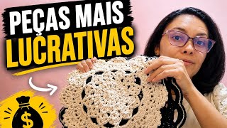 PEÇAS ALTAMENTE LUCRATIVAS, nova estratégia de vendas !!!#crochet #artesanato
