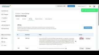 API Key Tab: Integrating Your Email Marketing Platform with External Tools