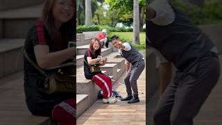 A hidden camera test… and her reaction was priceless [TRUONG BLACK] #SocialExperiment #HiddenCamera