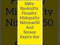 All Expiry day change , Nse&Bse fno derivatives...! #index #expiryday #stockmarket #nse #sensex