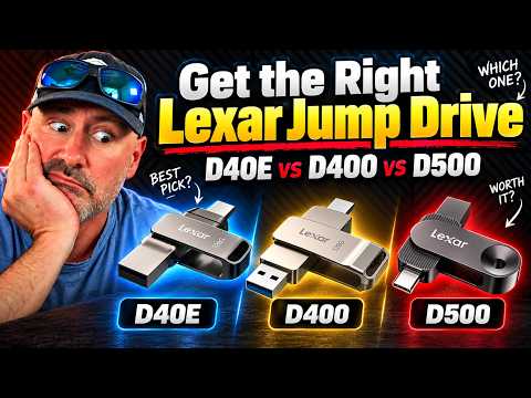 Lexar D40E vs D400 vs D500: Which USB Drive? — video thumbnail