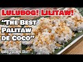 Sweetened Glutinous Rice Cake “PALITAW DE COCO” with Crusted Peanuts /Filipino Dessert/Pinoy Recipe