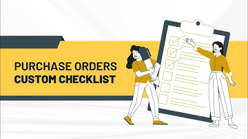 Purchase Orders Custom Checklist Odoo