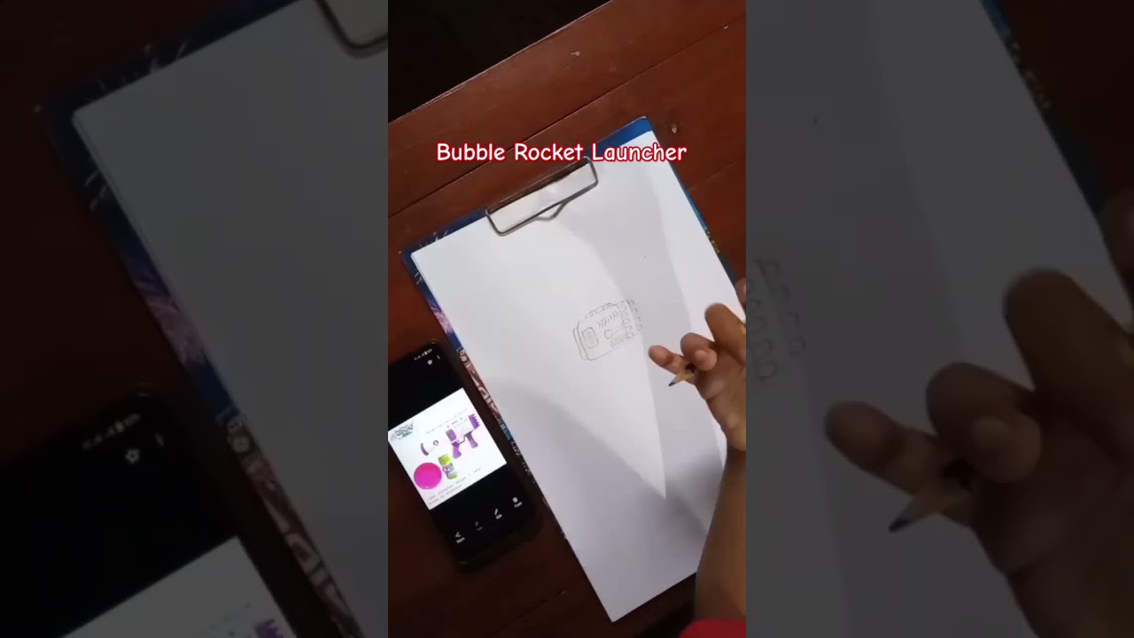 FAUZAN MENGGAMBAR BUBBLE ROCKET LAUNCHER 