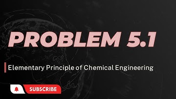 Problem 5.1 | Single-Phase Systems| Chapter 5 #process_calculation