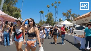 [4k] Rose Bowl Flea Market Walking Tour - Pasadena, California