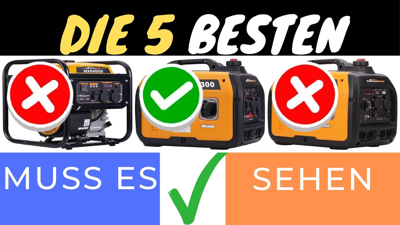 LEISE NOTSTROMAGGATE FÜR DEINEN GARTEN 2025 🌿🔌 | TOP 3 MAXPEEDINGRODS GENERATOREN IM VERGLEICH!