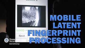 Mobile Latent Fingerprint Processing in 100 Seconds